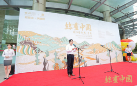 “丝画中国”丝巾艺术展在浙江理工大学开展—访总策划邓涛